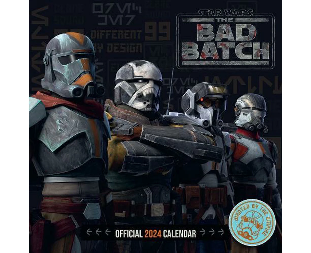 Official Bad Batch 2024 Square Wall Calendar