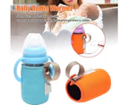 Bottle Warmer Bag,Feeding Bottle Heated Cover, Portable Beverage and Baby Bottle Warmer for Car Travel, Shopping-Blue