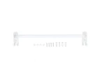 Towel Bar Thickened Wall Mounted Rust Proof Space Aluminum Bath Towel Rack With Hooks For Bathroom Closet