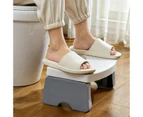 Squatty Toilet Step Stool Foldable Sit & Squat Potty Stool Chair Healthy Colon Bathroom Blue