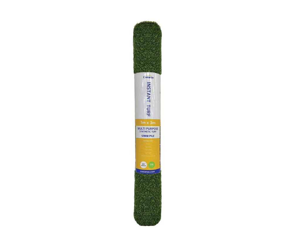 Coolaroo Synthetic Turf 12MM Instant 1X3M