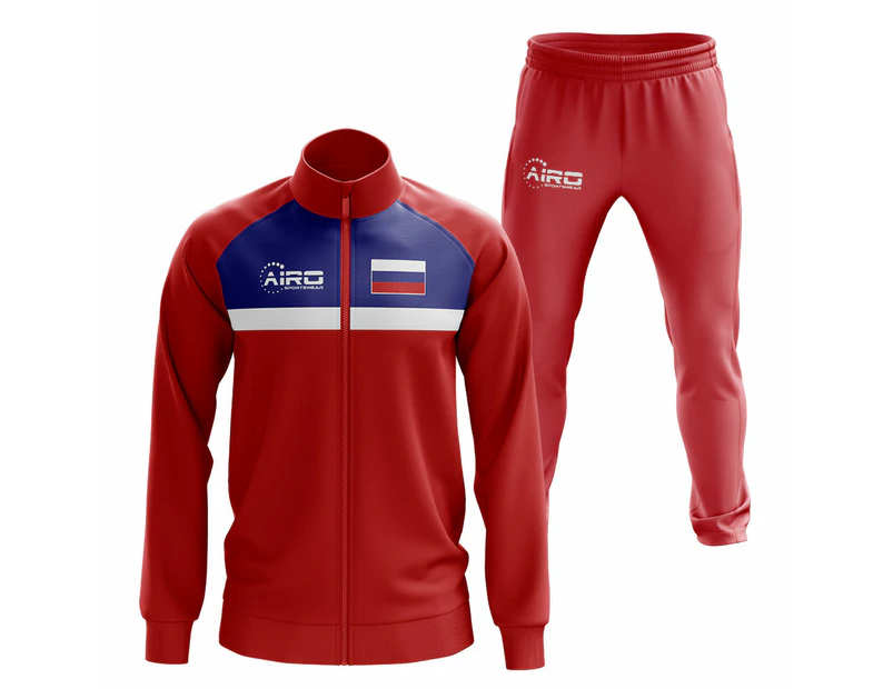 Russia Concept Football Tracksuit Red Catch