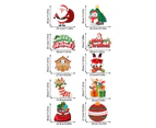 Christmas Porch Hanging Sign Xmas Door Banner Wall Christmas Tree Hanging Party Decoration