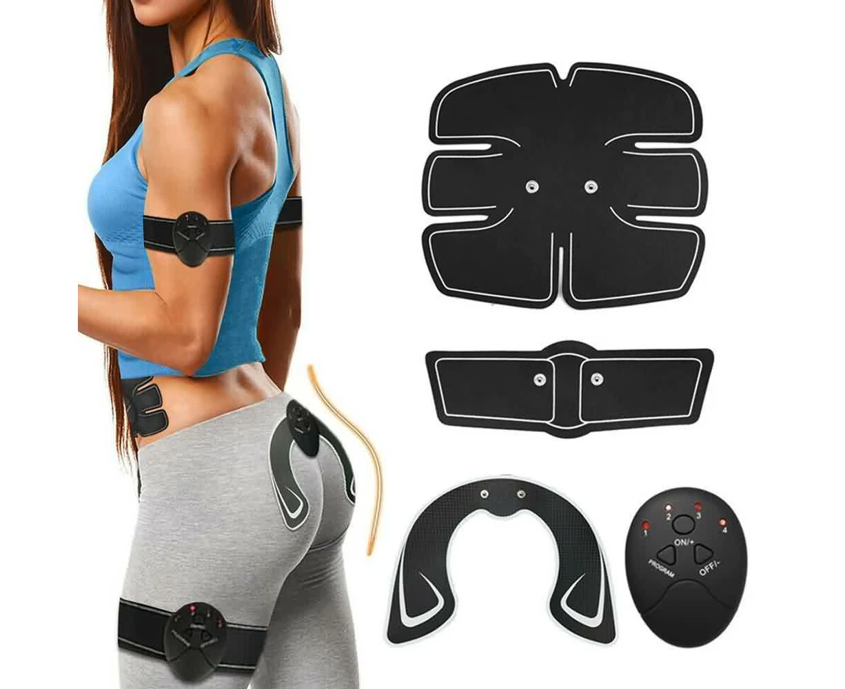 22PCS EMS Muscle Stimulator Training Gear ABS Ultimate Hip Trainer Body Exercise