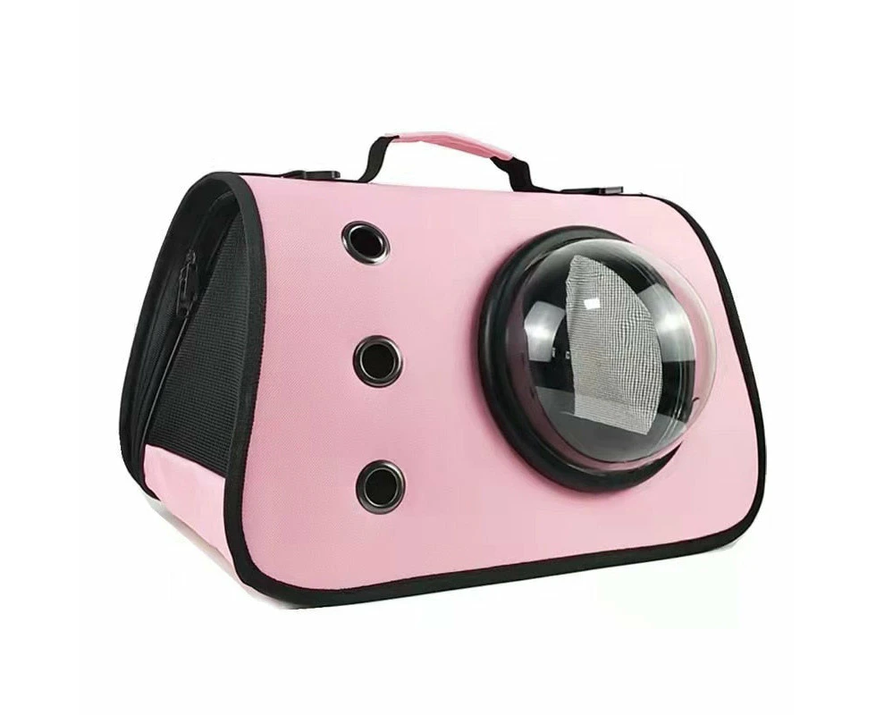 Portable Space Capsule Dog Carrier - Pink