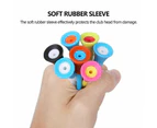 100Pack 83mm Golf Tees Multi Color Plastic With Rubber Cushion Top Quality