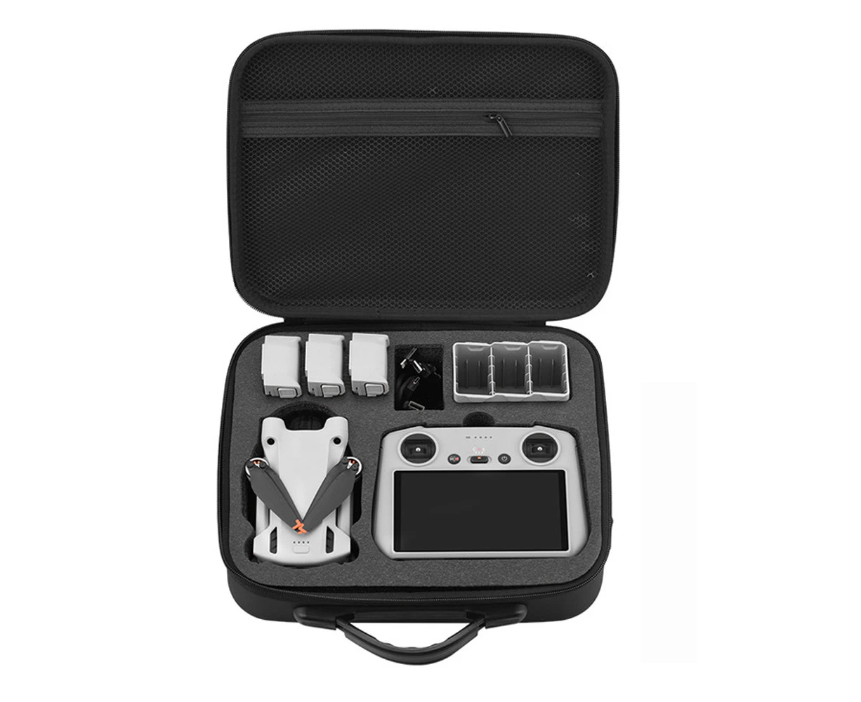 Mini 3 / Mini 3 Pro Rc Case, Portable Pu Leather Storage Shoulder Bag For Dji Mini 3 Pro Rc Accessories[Case Only]