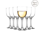 LAV 6 Piece Tokyo White Wine Glasses Set - 290ml