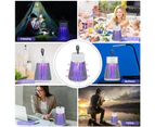 Electric LED Insect Repellents Lamp Mosquito Catcher-Grey