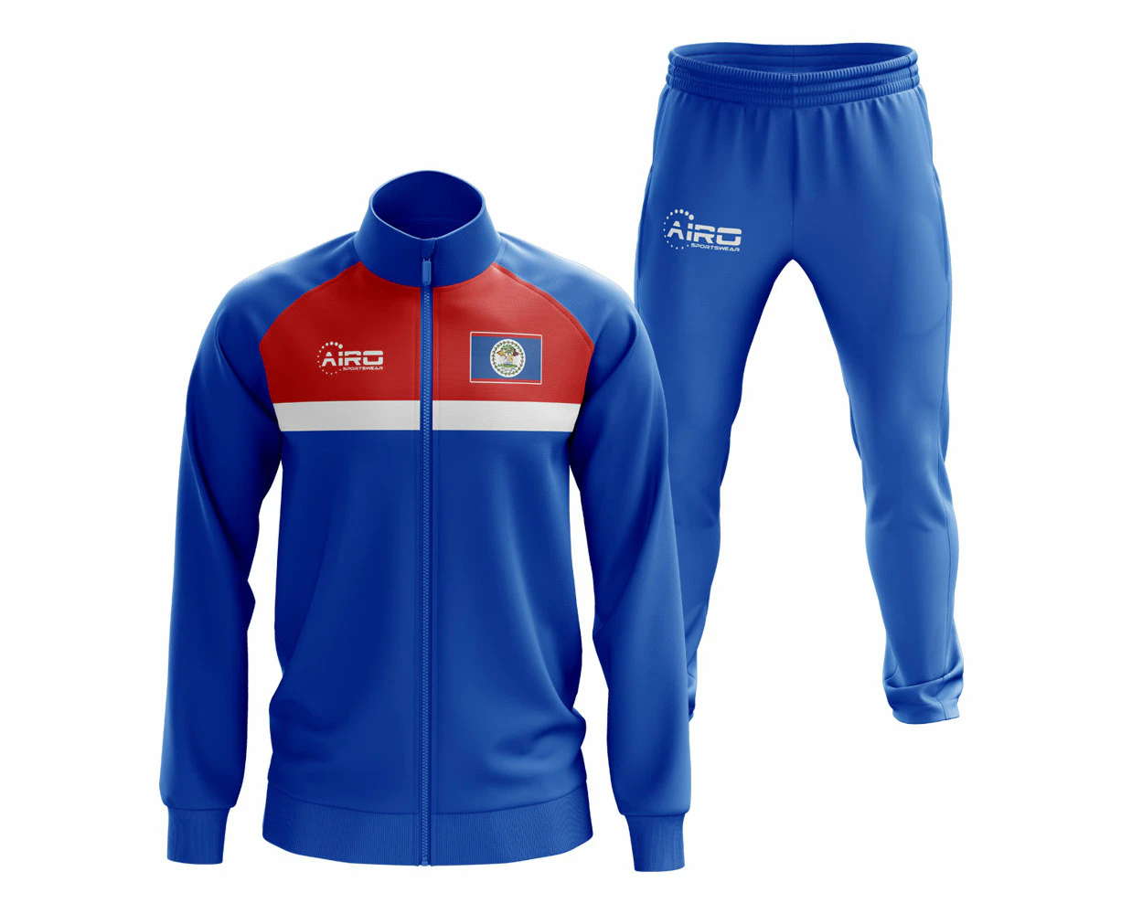 Belize Concept Football Tracksuit (Royal)