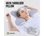 Orthopedic Neck Shoulder Pillow Memory Foam Support Cushion Pillows Pain Relief