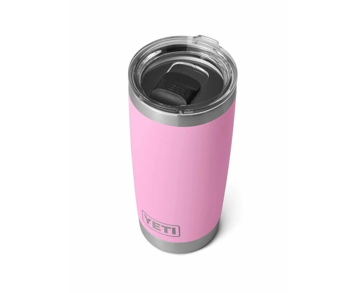 Yeti Rambler 20 oz (591 ml) Tumbler with Magslider Lid - Power Pink