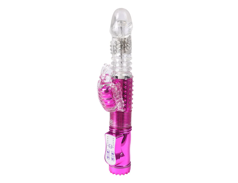 Rabbit Vibrator Dildo G-spot Multispeed Wand Massager Adult Female Sex Toy Pink