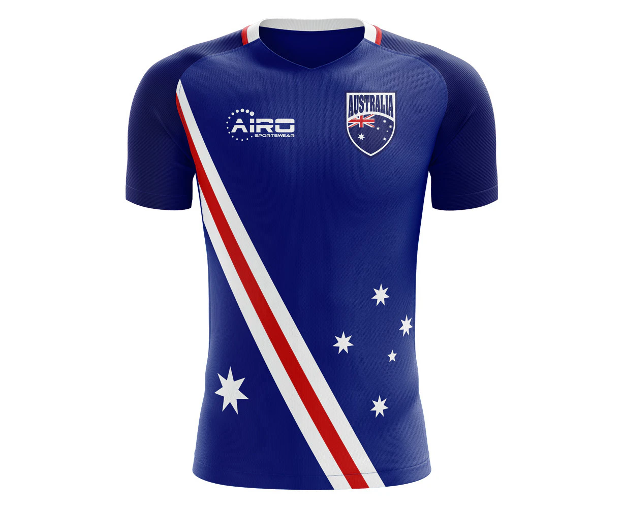 2023-2024 Australia Flag Away Concept Football Shirt - Little Boys