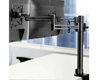 Monitor Arm Mount Dual Black