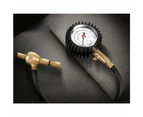 Rapid Tyre Air Deflator with Pressure Gauge Valve Tool 4WD - 4X4