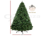 Jingle Jollys Christmas Tree 1.8M Xmas Trees Decorations Green 800 Tips