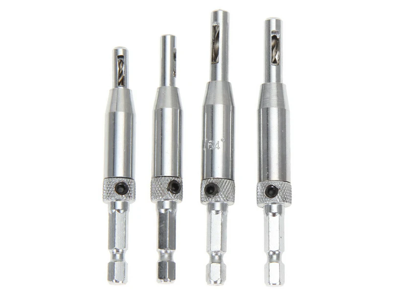 4pcs Hss Self Centering Bit Hinged Bit Door Cabinet for Carpenter Furniture