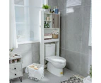 Over The Toilet Storage Cabinet Shelf 4-Tier Bathroom Organizer Rack