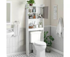 Over The Toilet Storage Cabinet Shelf 4-Tier Bathroom Organizer Rack