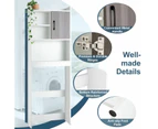 Over The Toilet Storage Cabinet Shelf 4-Tier Bathroom Organizer Rack