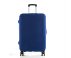 Travel Suitcase Cover Dustproof Washable Scratch-Resistant Protector Fits 22-24 In-Blue