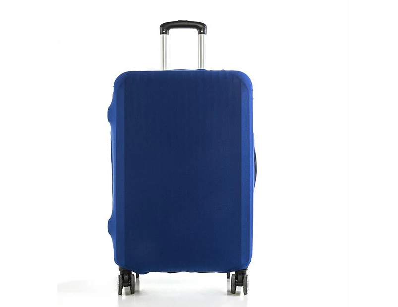 Travel Suitcase Cover Dustproof Washable Scratch-Resistant Protector Fits 22-24 In-Blue