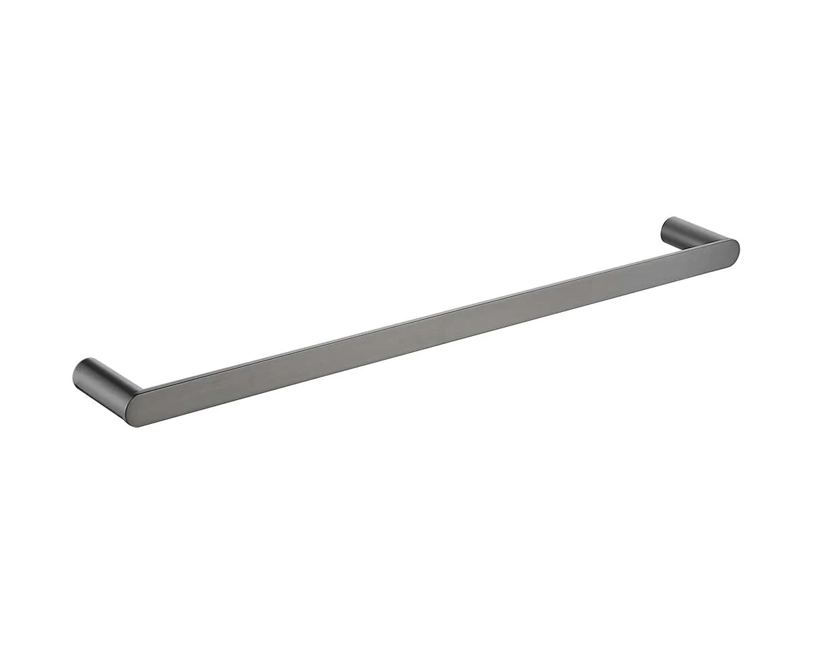 600mm Sleek Single Towel Rail (Brushed Gun Metal)