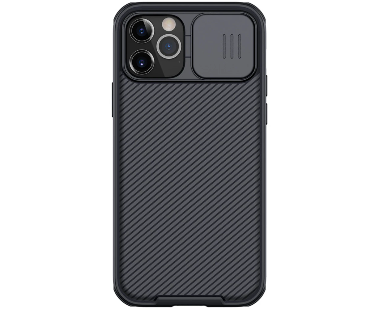 iPhone 14 Pro Nillkin Case Camera Slide Lens Protection Slim Cover -Black