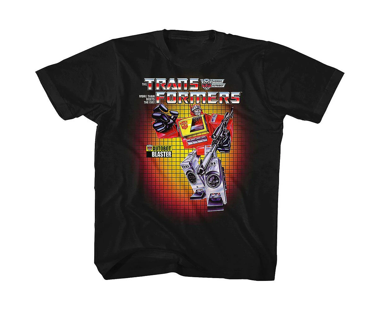 Youth Box Art Blaster Transformers Shirt