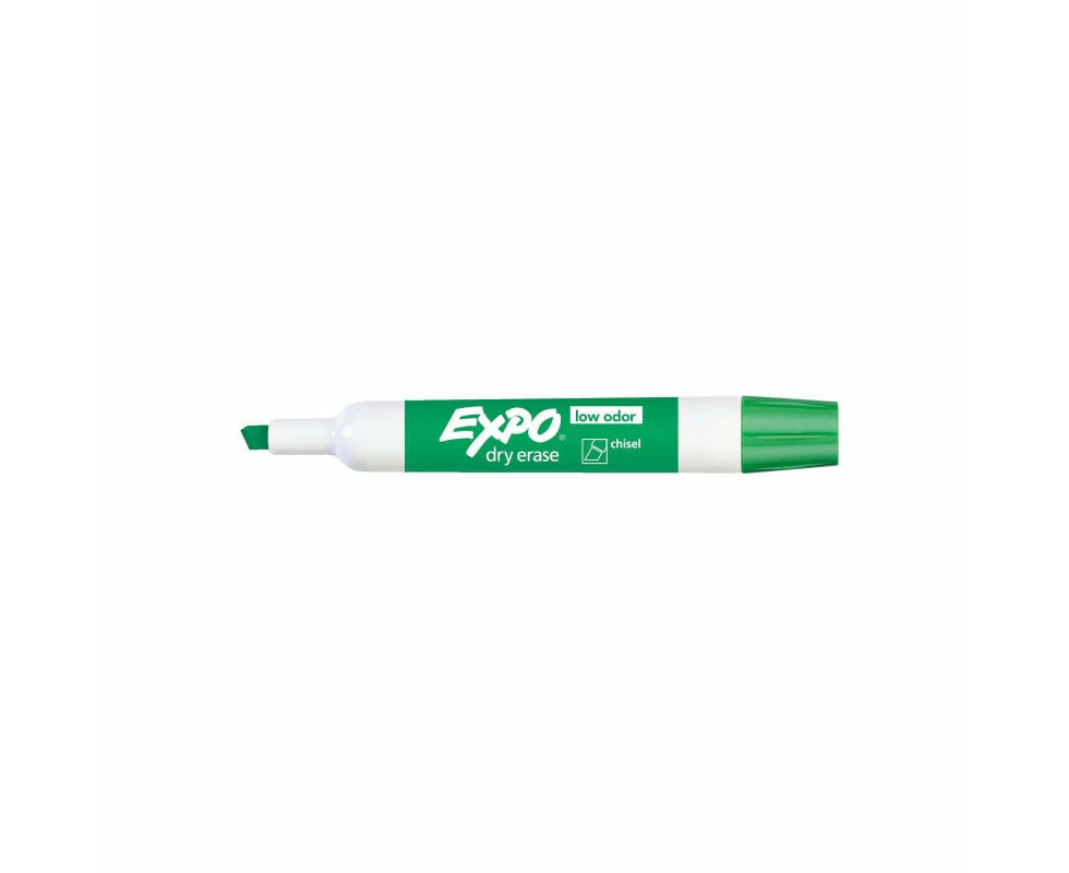 Expo White Board Marker Blt Tip Green Box Of 13