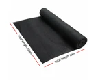 Home Patio Garden Shade Sail Cloth Black - 1.83x10m