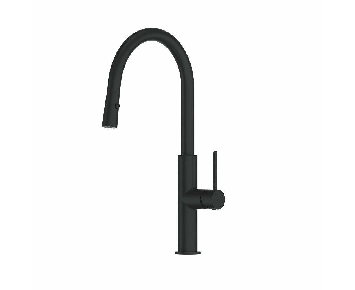 Greens Mika Pull Down Sink Mixer Matte Black 212125427