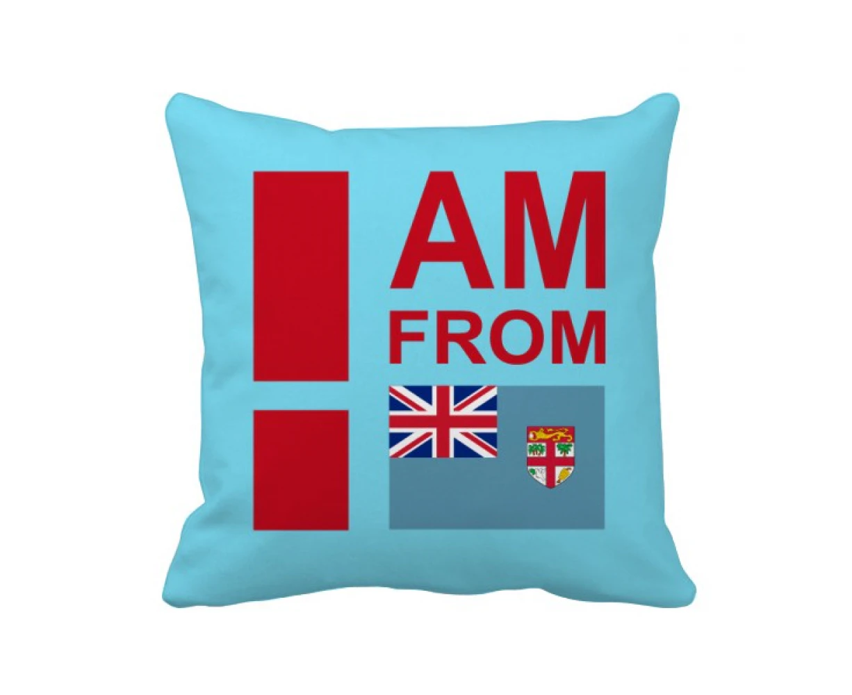 I Am From Fiji Art Deco  Fashion Throw Pillow Sleeping Sofa Cushion Cover