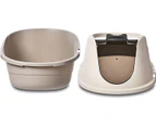 No-Mess Hooded Cat Litter Box  (Standard)