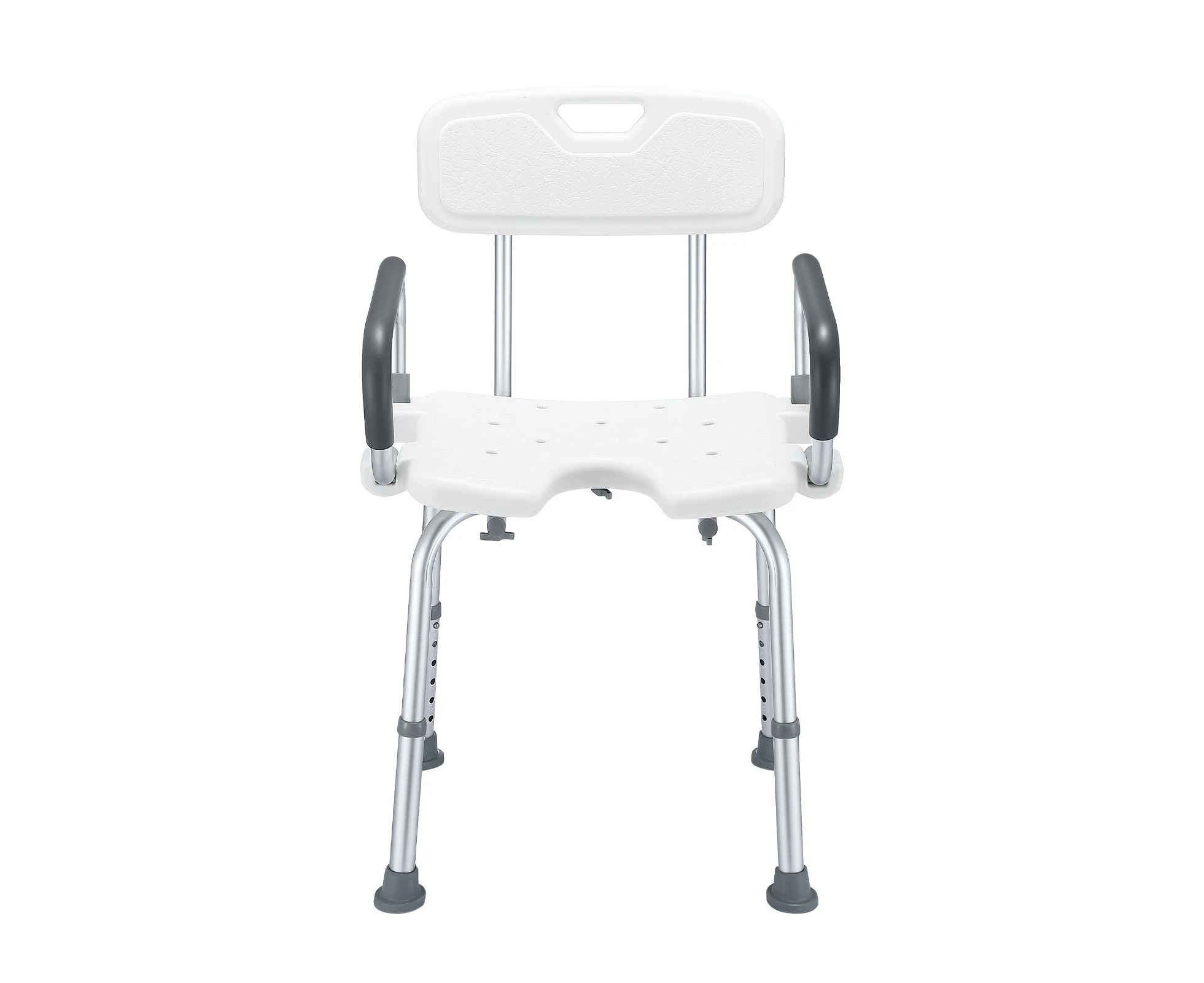 Shower Chair Seat Bath Stool Adjustable Bathroom Furniture Bathtub Seating Bench for Elderly Disabled with Arms