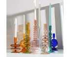 Home Decor Candle Holder Home Decoration Accessories Wedding Table Decoration Candle Holder Holder Restaurant Glass Container—D-1