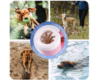 Dog Paw Cleaner Cup Muddy Paw Cleaner for Small Dogs Cats Semi Automatic Portable Foot Washer  Pet Paw Cleaner*Pink*M**