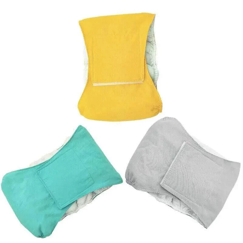 M Male Dog Puppy Nappy Diaper Belly Wrap Band Sanitary Pants Underpants