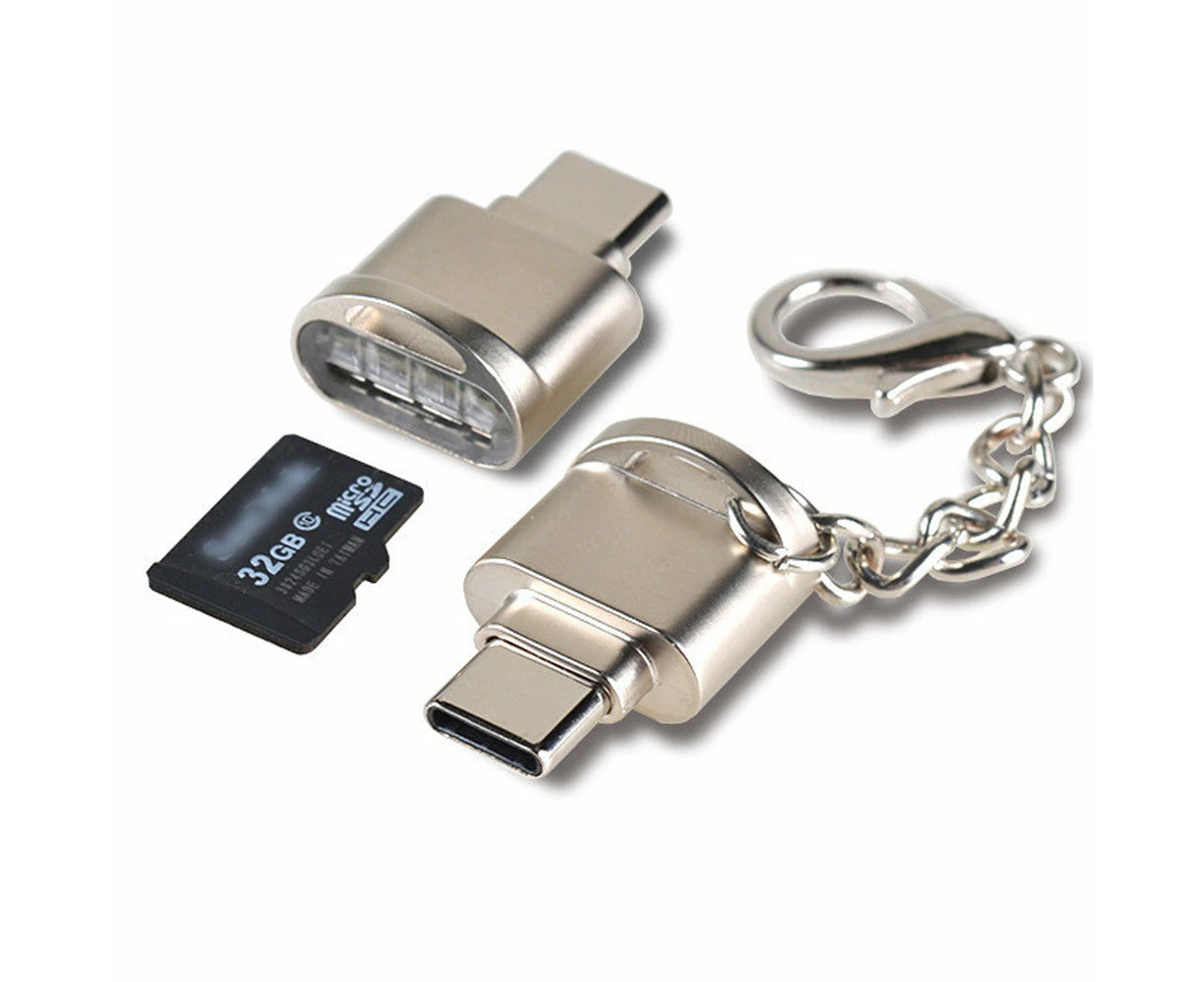 TEGAL USB C to Micro SD Card Reader for Samsung Galaxy OTG Adapter Plug & Play