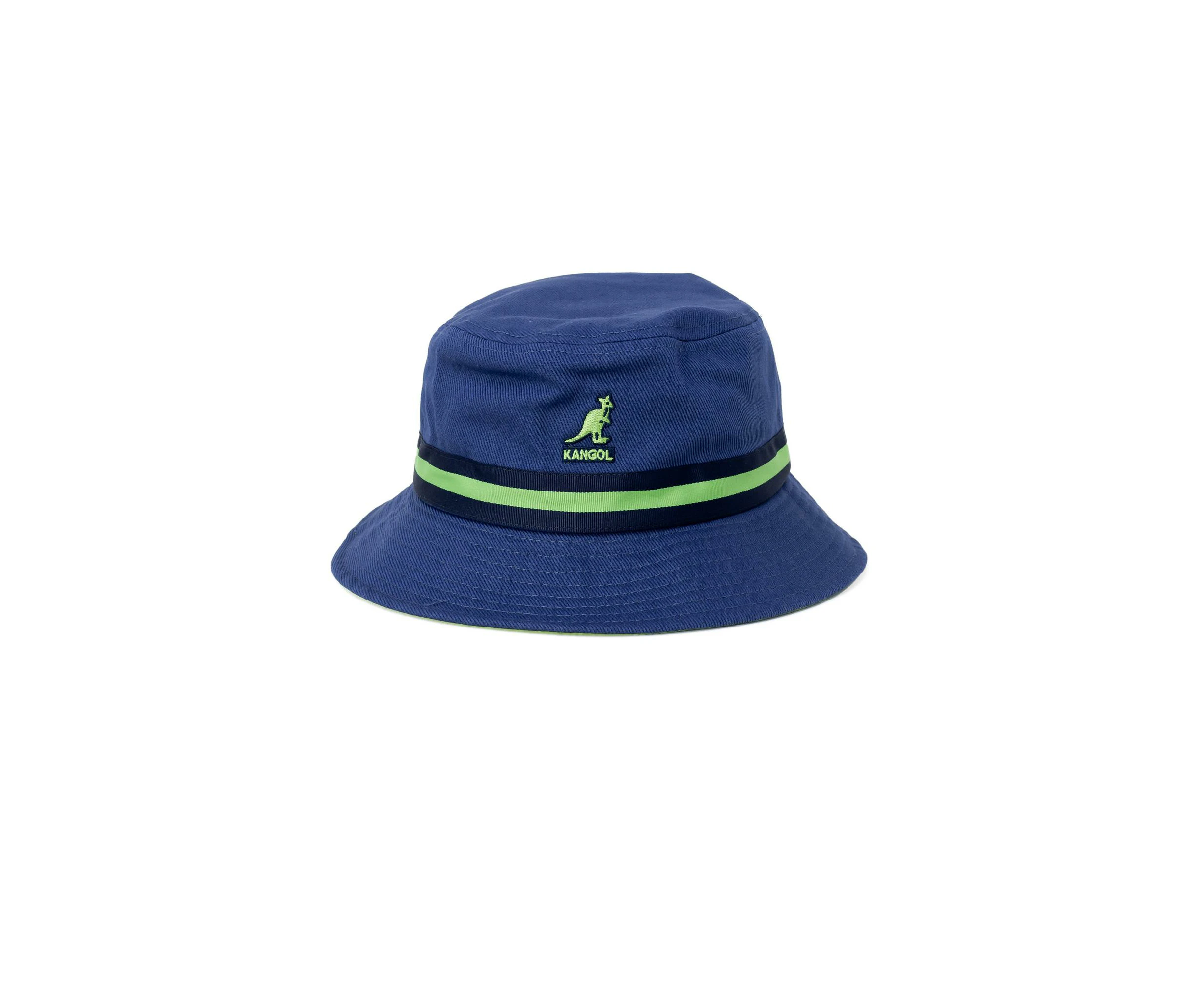 Kangol Blue Cotton Plain Cap - Blue