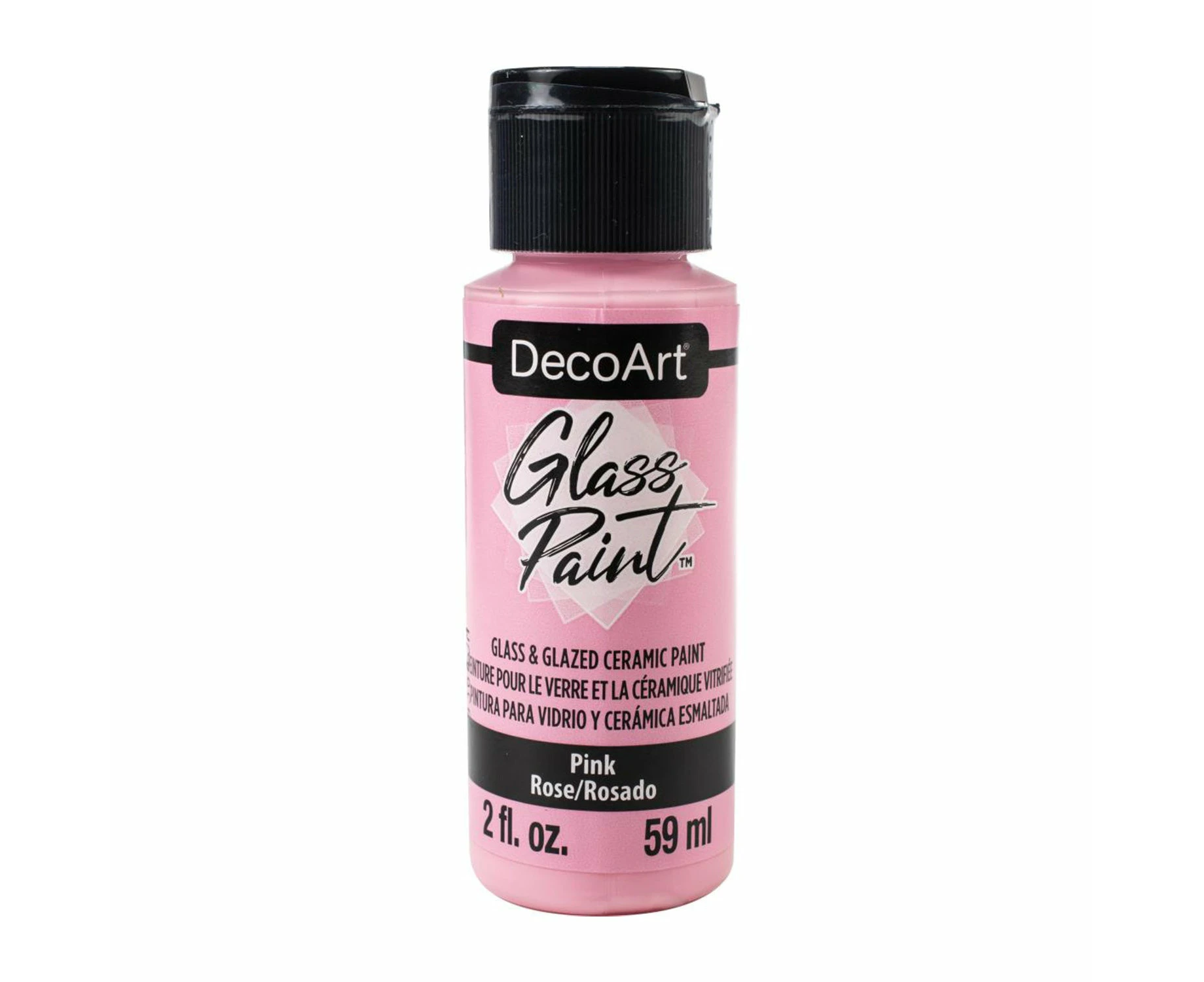 DecoArt Glass Paint 2oz - Pink