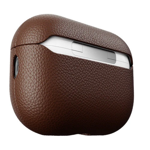 KeyBudz Artisan Series Leather Case AirPods Pro Gen2 - Natural Brown