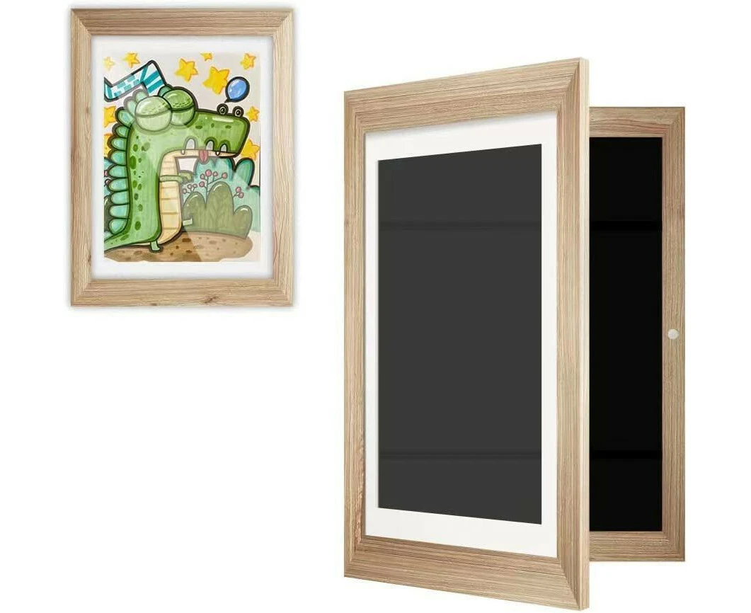 WAIDFU Kids Art Frames, Open Display Picture Frames - natural - Natural