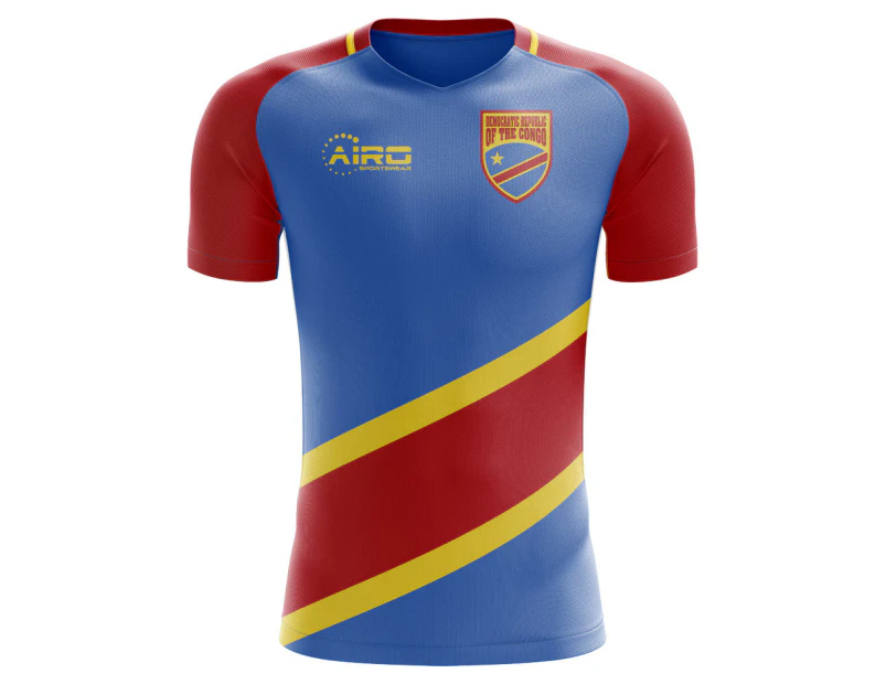 2023-2024 DR Congo Home Concept Football Shirt - Kids (Long Sleeve)