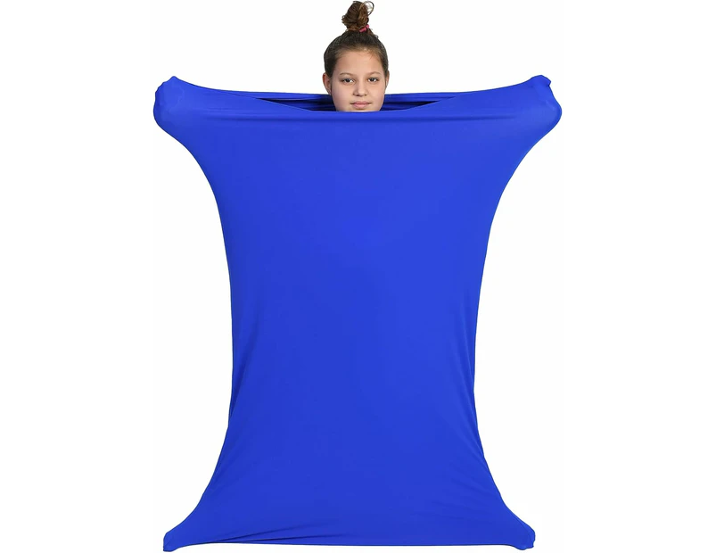 Sensory Owl Full Body Sock  Sensory Exercise Toy - Strong Super Soft Lycra Wrap - Blu