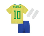 2022-2023 Brazil Home Little Boys Mini Kit (Neymar JR 10)