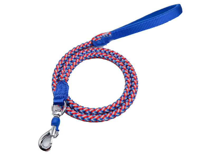 Dog Leash,Heavy Duty Dog Training Leash with Comfortable Padded Handle and Highly Reflective Threads,Nylon Dog Leash for Dogs 1.2*120cm,ST-6