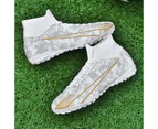 Outdoor Soccer Sneakers Soccer Game High Quality Sports Shoes Soccer Men Whiteag