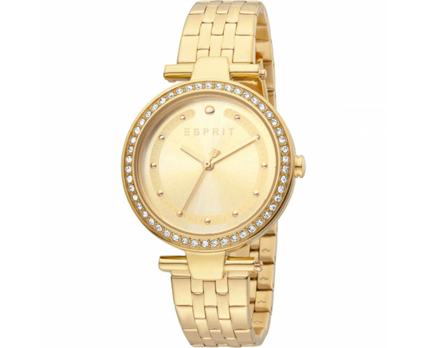 Esprit Ladies' Gold Stainless Steel Quartz Watch Es1l153m0065 (Ø 34 Mm)